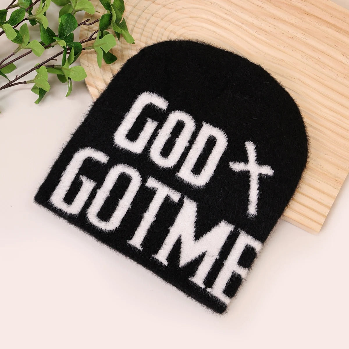 GOD GOT ME KNIT BEANIE