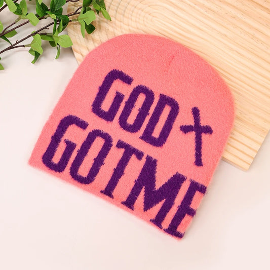 GOD GOT ME KNIT BEANIE