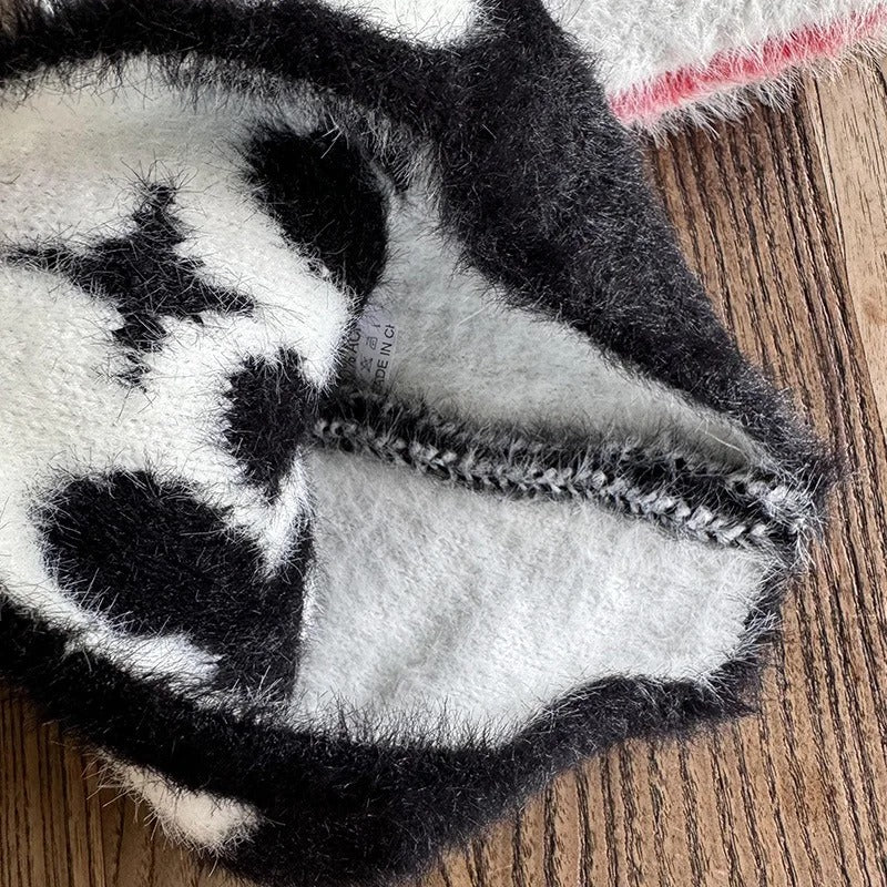 RETRO GRAFFITI KNIT BEANIE