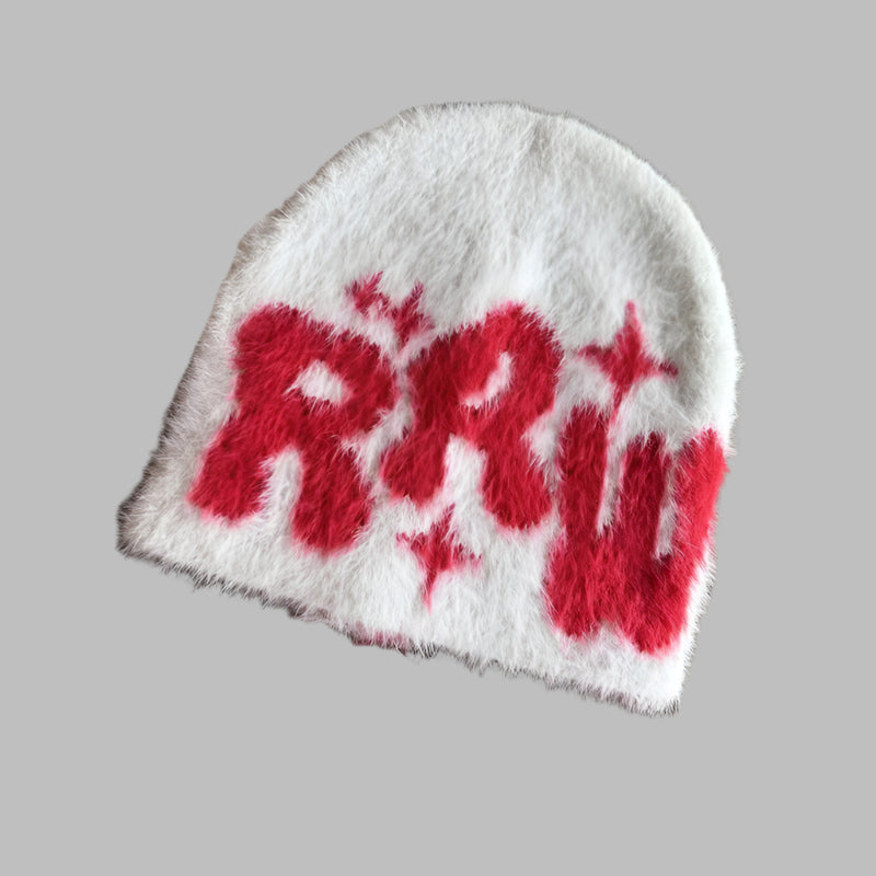 RETRO GRAFFITI KNIT BEANIE