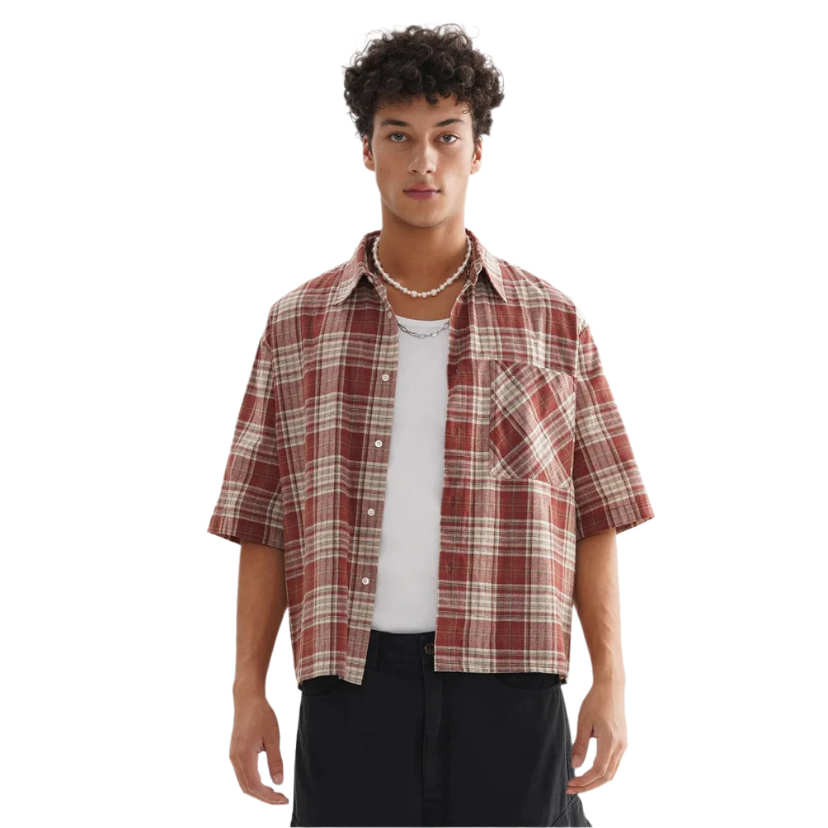 VINTAGE PLAID SHORT SLEEVE TEE