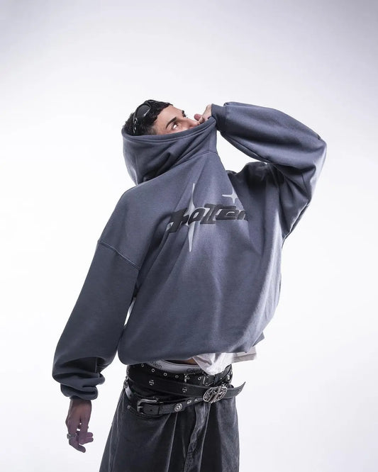 FALLEN STAR OVERSIZED GRAPHIC HOODIE