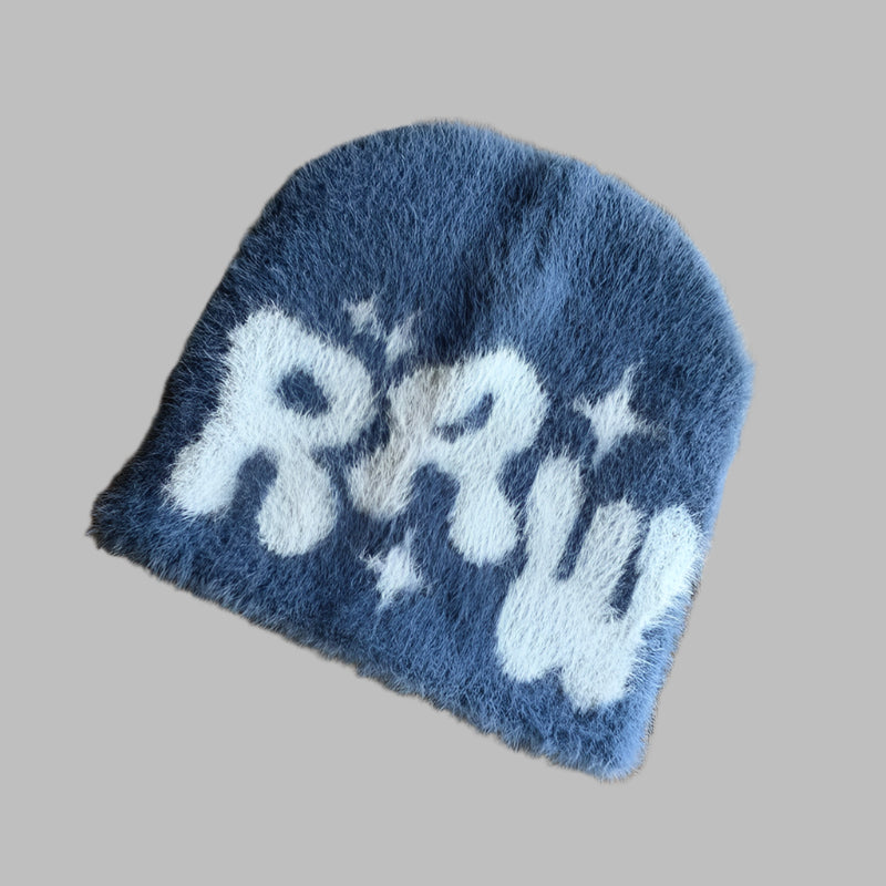 RETRO GRAFFITI KNIT BEANIE