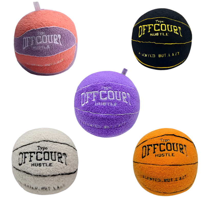 HUSTLE PLUSH BASKETBALL PILLOW