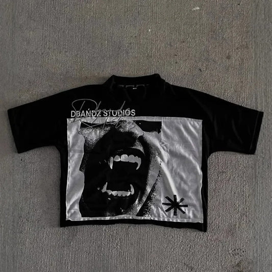 NO SILENCE DISTRESSED TEE