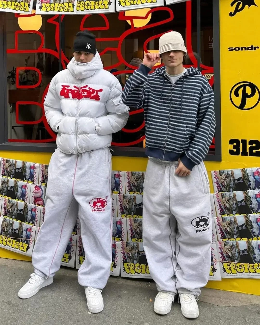 PROTECT Cartoon Logo Sweatpants