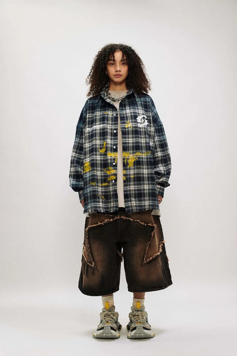 GRAFFITI OVERSIZED FLANNEL