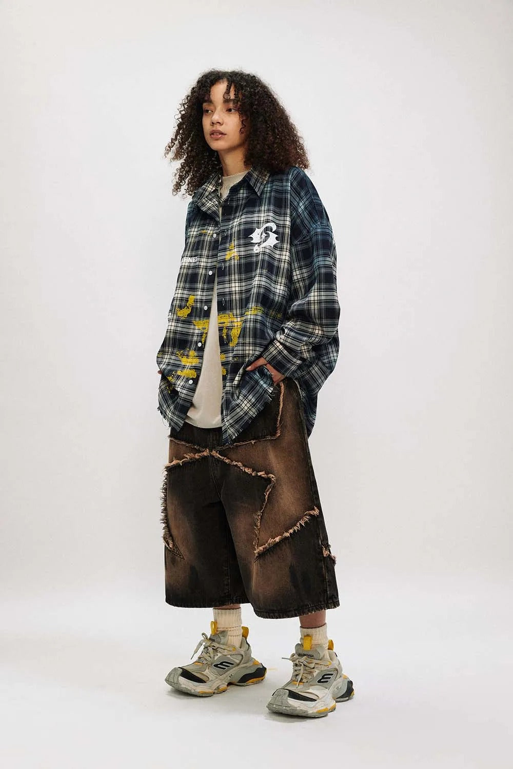 GRAFFITI OVERSIZED FLANNEL