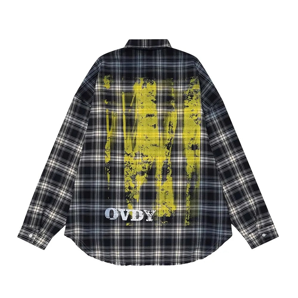 GRAFFITI OVERSIZED FLANNEL