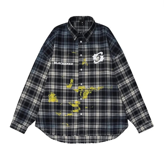GRAFFITI OVERSIZED FLANNEL