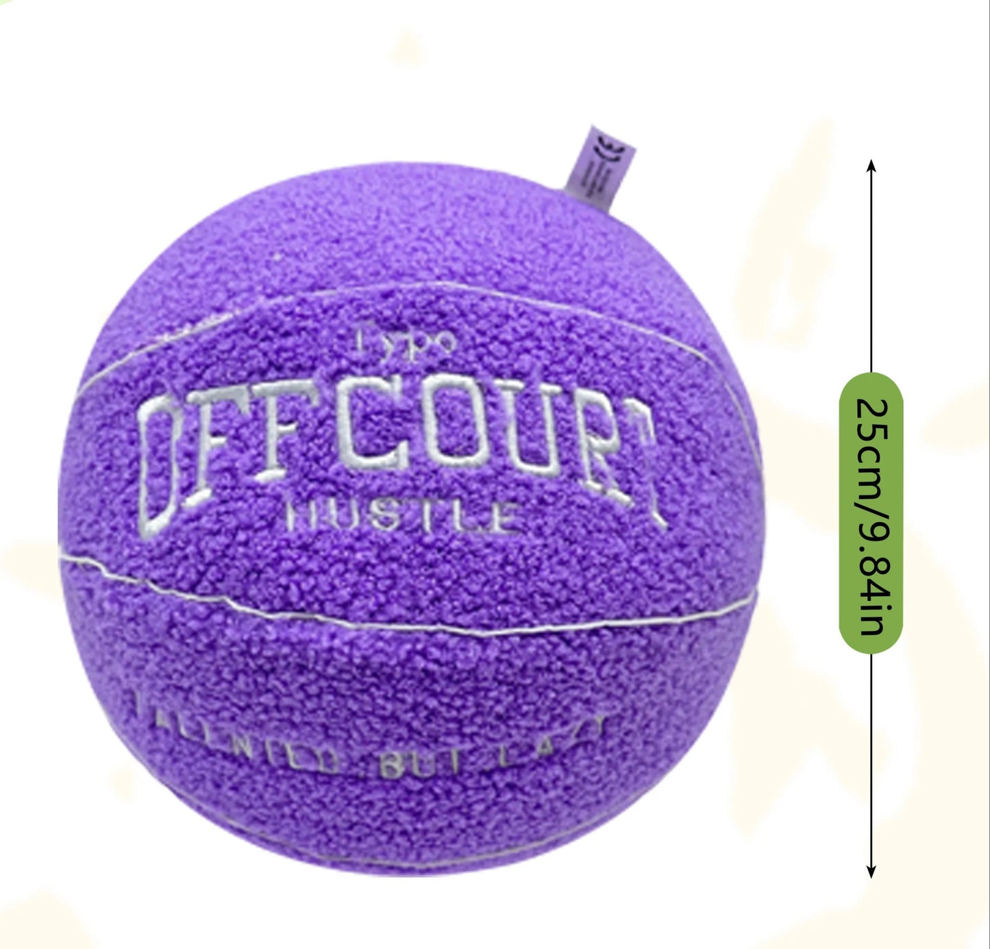 HUSTLE PLUSH BASKETBALL PILLOW