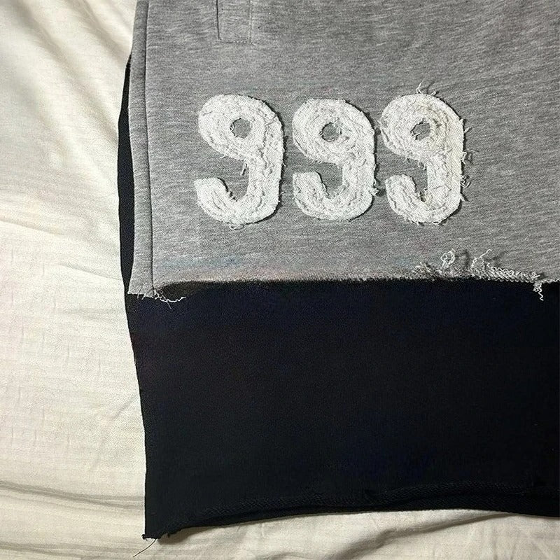 999 JUICEWRLD-EDGE FLEECE SWEATSHORTS