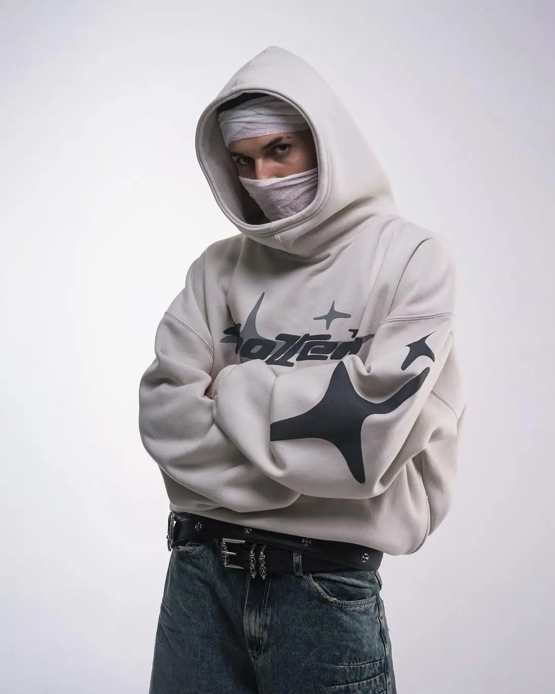 FALLEN STAR OVERSIZED GRAPHIC HOODIE