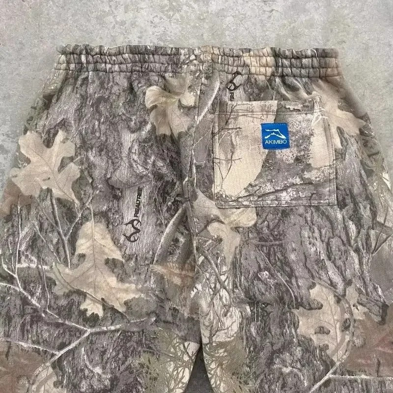 CAMOFLAGE BAGGY SWEATPANTS