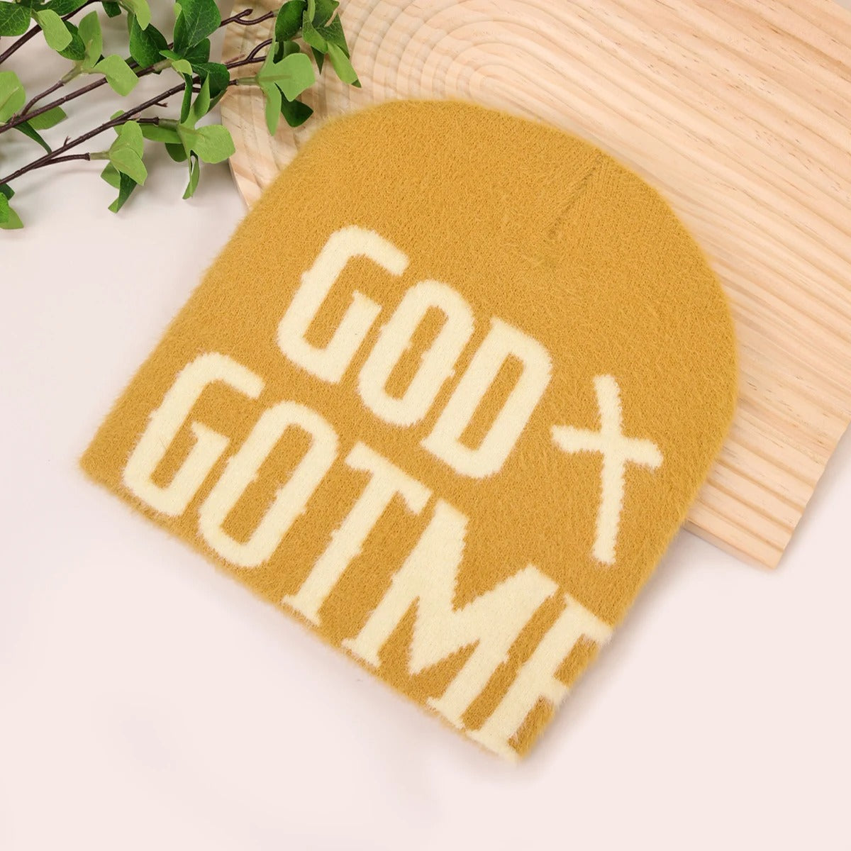 GOD GOT ME KNIT BEANIE