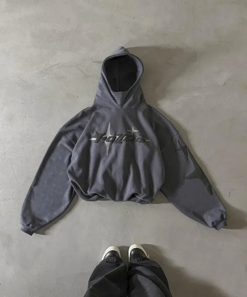 FALLEN STAR OVERSIZED GRAPHIC HOODIE