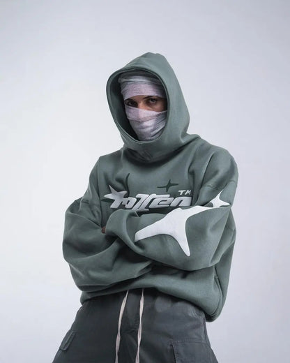 FALLEN STAR OVERSIZED GRAPHIC HOODIE
