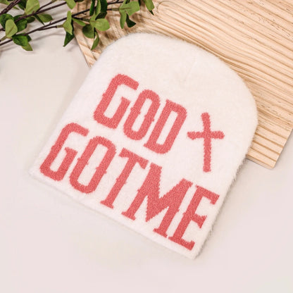 GOD GOT ME KNIT BEANIE