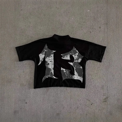 NO SILENCE DISTRESSED TEE