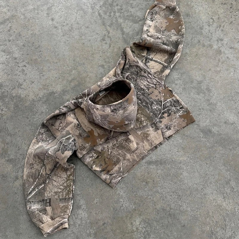WILDERNESS CAMO HOODIE / ZIP-UP