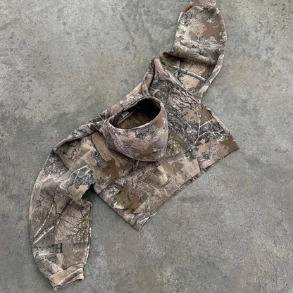 WILDERNESS CAMO HOODIE / ZIP-UP