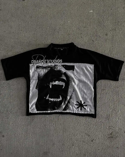 NO SILENCE DISTRESSED TEE