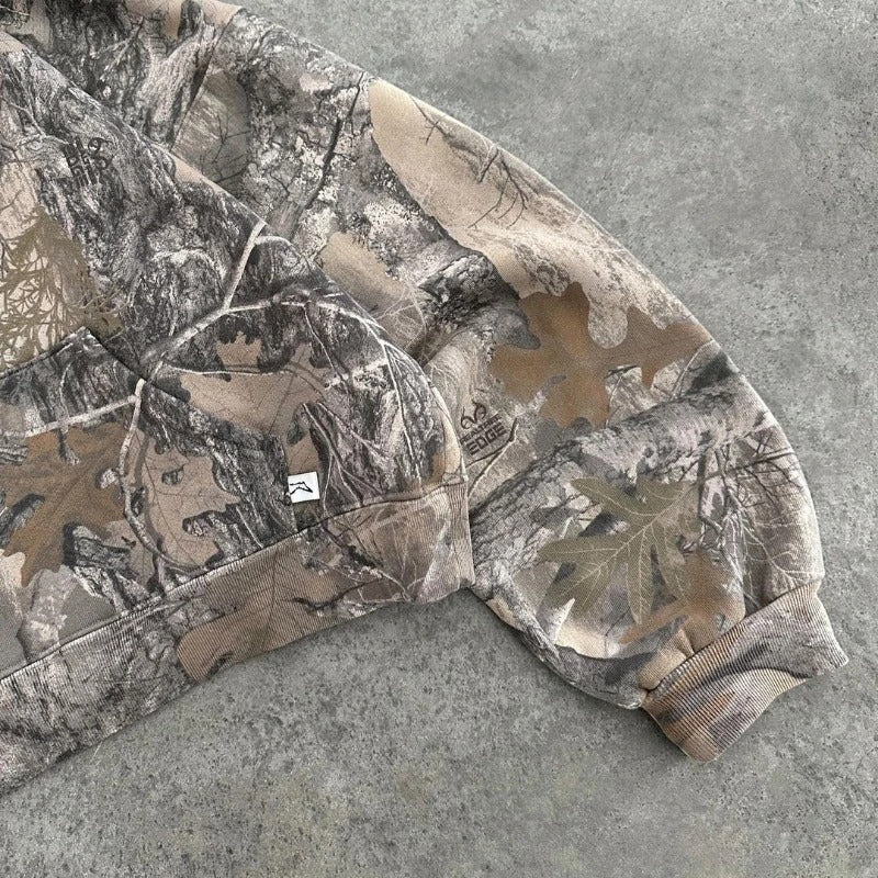 WILDERNESS CAMO HOODIE / ZIP-UP