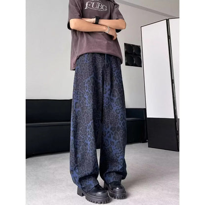 MIDNIGHT CHEETAH BAGGY PANTS