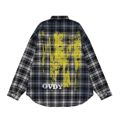 GRAFFITI OVERSIZED FLANNEL