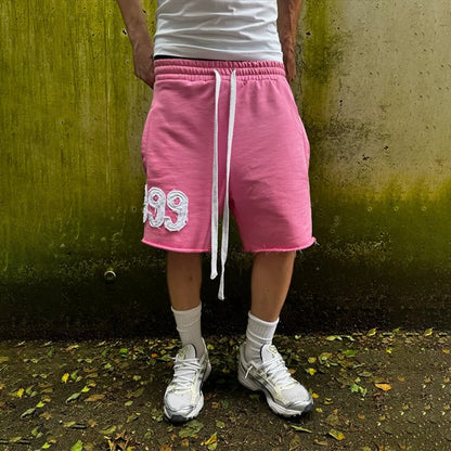 999 JUICEWRLD-EDGE FLEECE SWEATSHORTS